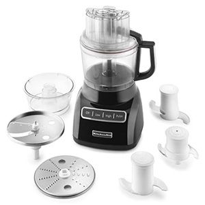 KitchenAid KFP0922OB 9-Cup Food Processor with Exact Slice System - Onyx Black